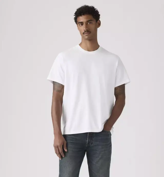 Ng Essential Tee Whites BRIGHT WHITE 2