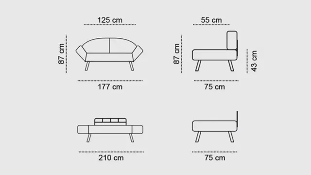 Διθέσιος Καναπές Κρεβάτι Κεραμιδί BOFAS 2