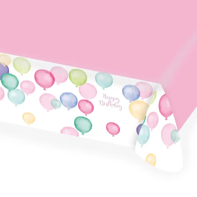 Party Τραπεζομάντηλο Happy Birthday Pastel 180X120εκ (M9903733)