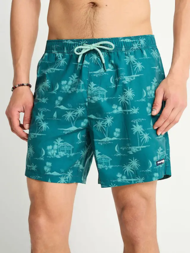 Funky Buddha Men's Swimwear Shorts Mediterranea FBM013-022-16 - XL 3