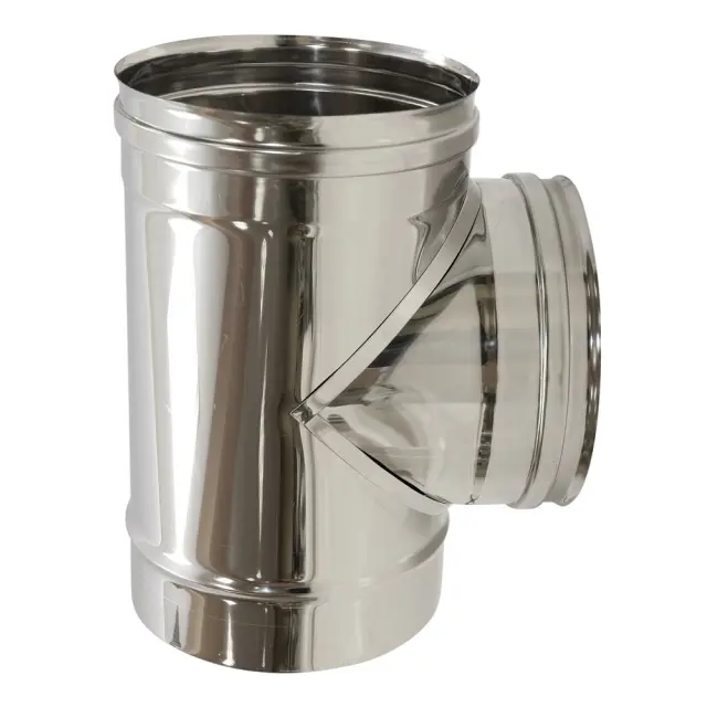 Ανοξείδωτο Τάφ Σύνδεσης Καπνοδόχου Inox 304 / Φ200