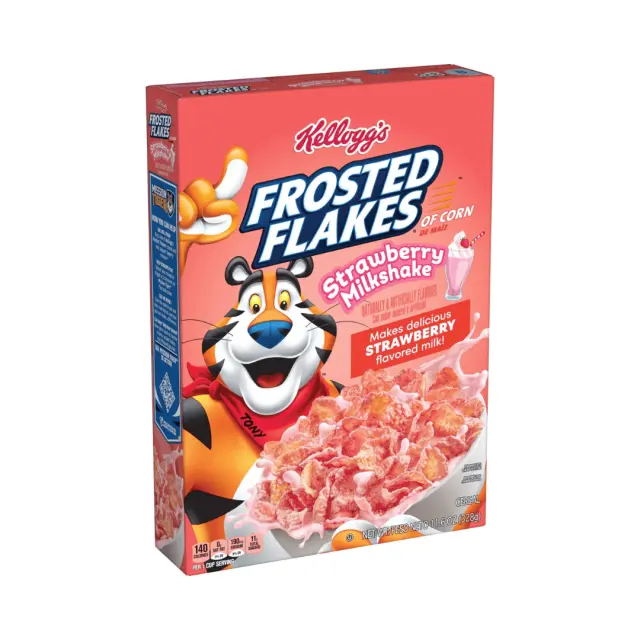Kellogg's Strawberry Milkshake Frosted Flakes 329gr