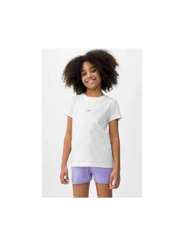4F White T-shirt 4FJWSS24TTSHF1111-10S - 164 2
