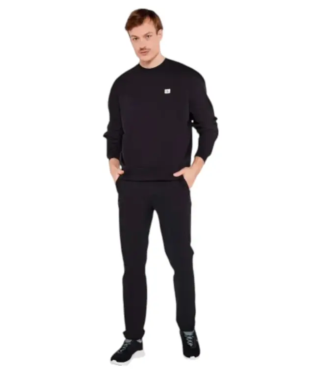Calvin Klein - Φούτερ Cotton Badge Regular Fit LV04RC273G-UB1 Μαύρο 3