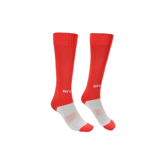 Givova Red (Rosso) Calza Calcio Football Socks Κόκκινο C001-0012 (Givova)