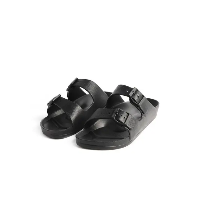 Emerson Two-Strap Sliders (241.EM95.25-Black) - Μαύρο 3