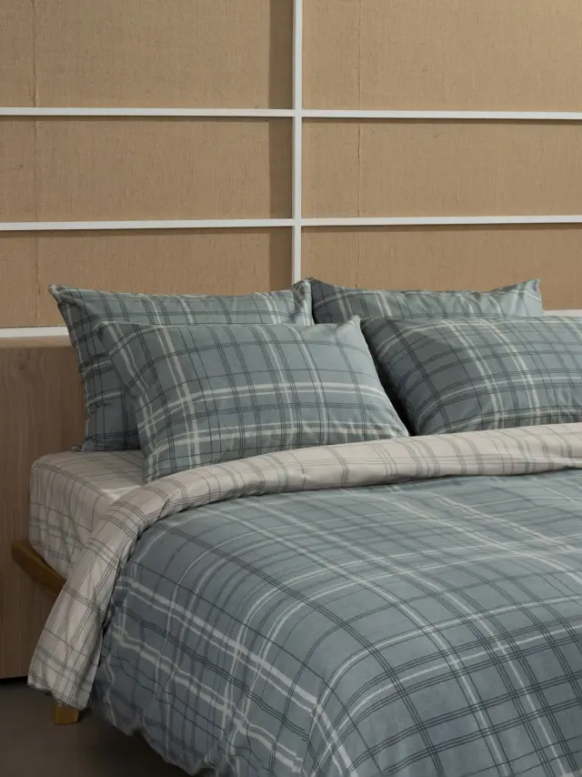 Σετ Σεντόνια Cotton Feelings 2066 Aqua King Size (260x270) Sunshine 2