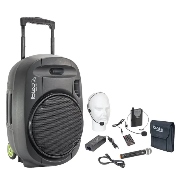 Ibiza PORT12VHF-MKII-TWS Φορητό Ηχείο Μπαταρίας Bluetooth