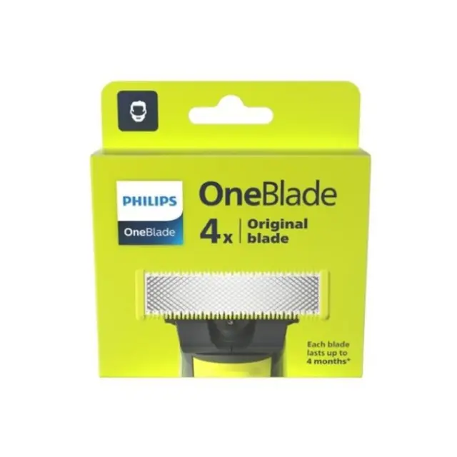 Philips OneBlade Ανταλλακτικό για Ξυριστικές Μηχανές 4 τμχ (QP240/50) 2