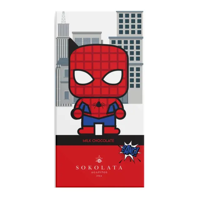Agapitos SPIDER SuperHero Milk Chocolate 100gr