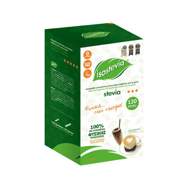Isostevia γλυκαντικό στέβια - 130 sticks