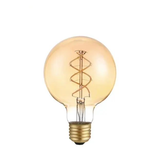 LED Bulb Filament E27 5W G95 2200K DIM 600475_1 SHADA