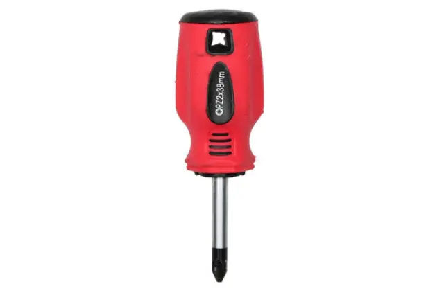 Screwdriver pozi PZ2 x 38 red/black Cr-V