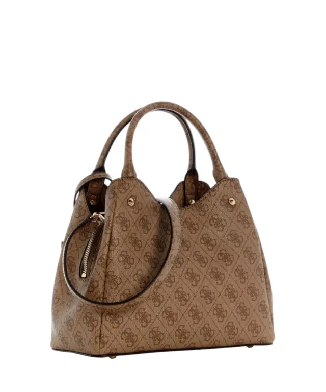 Guess - Γυναικεία Τσάντα Ώμου/Χειρός Grlfrnd HWSG2484220-LAT Καφέ 2