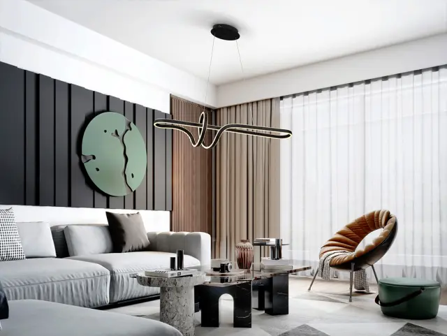 Sinphony 359728 BLACK LAMP φωτιστικό κρεμαστό Μαύρο 3