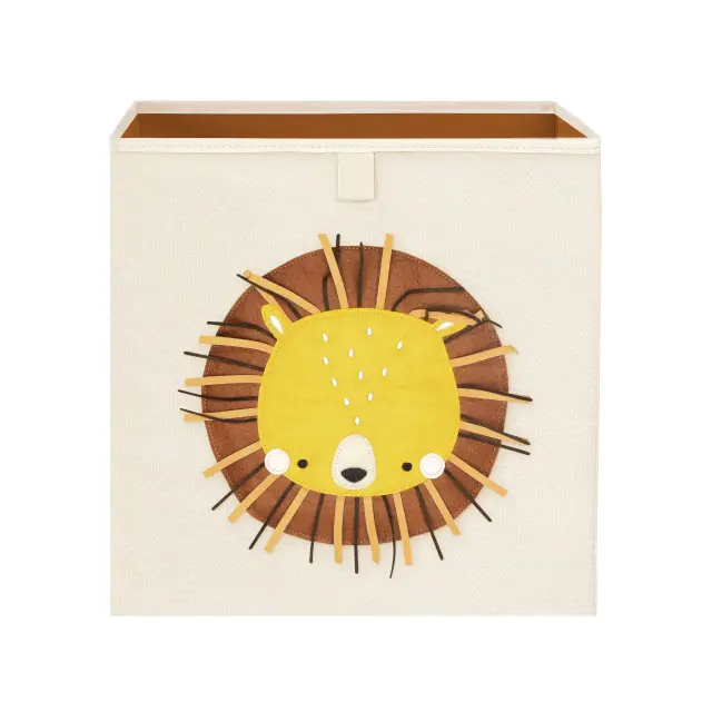Sassi Τετράγωνο Κουτί Αποθήκευσης 33x33 εκ. Chompy The Lion