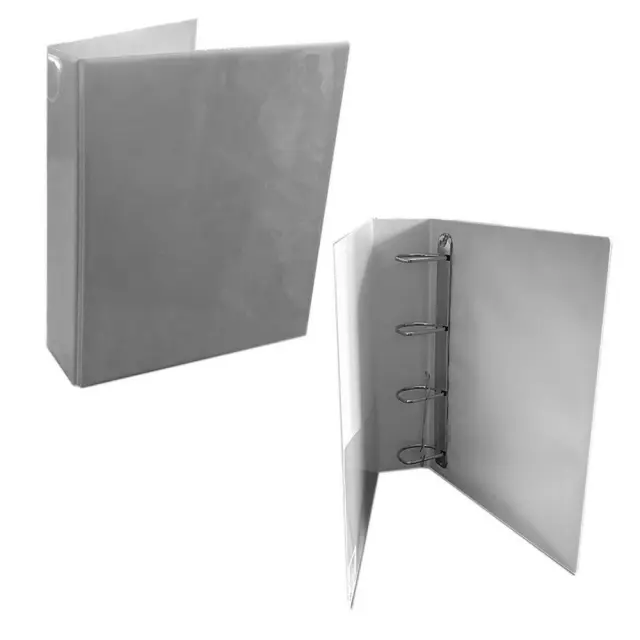Ντοσιέ 4 Κρίκων Παρουσίασης 7x32x26cm Λευκό