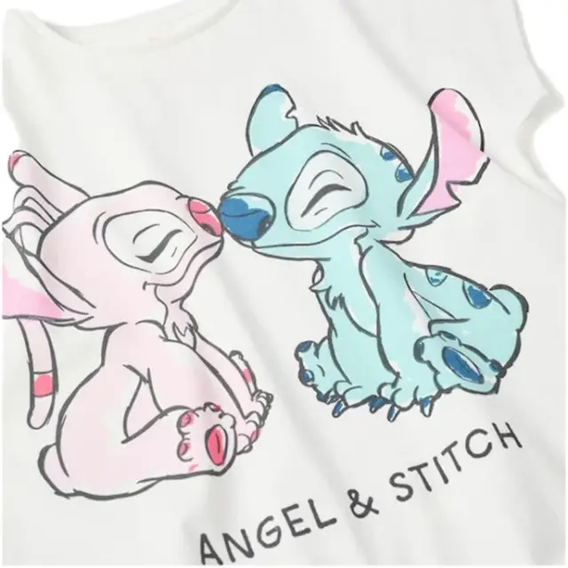 Παιδική μπλούζα κοντομάνικη για κορίτσι Angel & Stitch Disney 5606812729785 3
