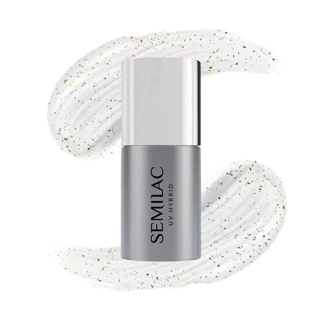 Semilac Top No Wipe Blinking Copper &Gold Flakes T13 7ml