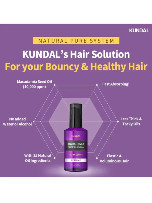 Kundal Macadamia Ultra Serum Cherry Blossom- Θρεπτικό έλαιο μαλλιών 3