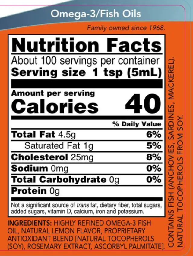 Now Foods Omega-3 Fish Oil Liquid 2