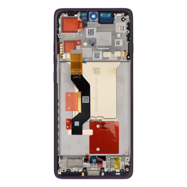 Motorola Edge 60 Pro LCD Display + Touch Unit + Front Cover Sparkling Grape (Service Pack) 2