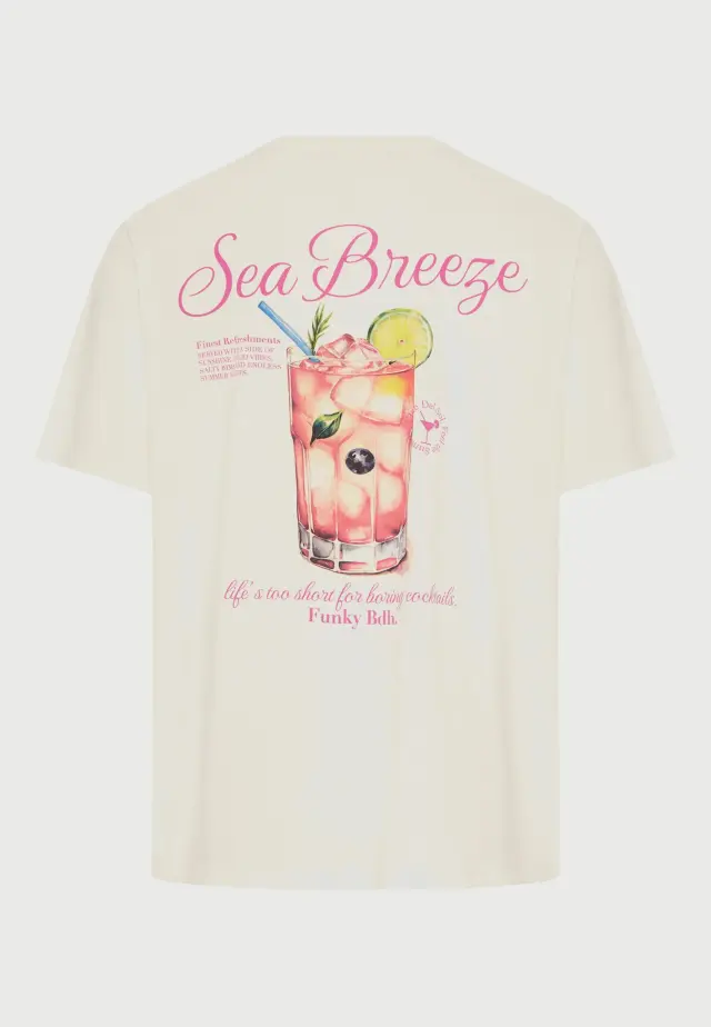 Funky Buddha T-shirt Off White FBM013-085-04 - XL 2