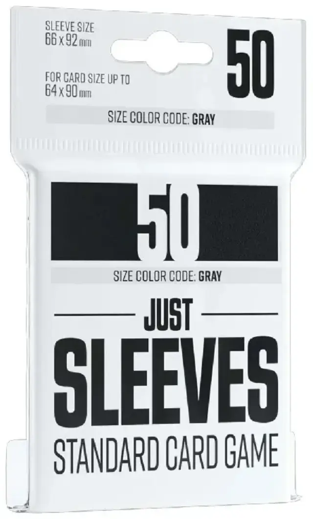 Just Sleeves - Standard Card Game Black (50 Sleeves)