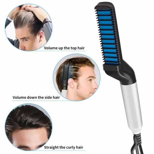 Ισιωτική χτένα για μαλλιά και μούσια - Man modelling comb 3