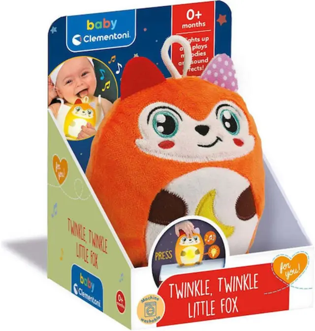 Βρεφικό Παιχνίδι Twinkle Twinkle Αλεπού με Φως & Ήχους / 17555 (Clementoni)