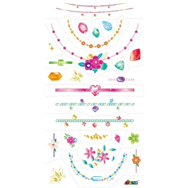 Avenir Παιδικά Τατουάζ "Jewellery" ΠΟΛΥΧΡΩΜΟ - One Size 2