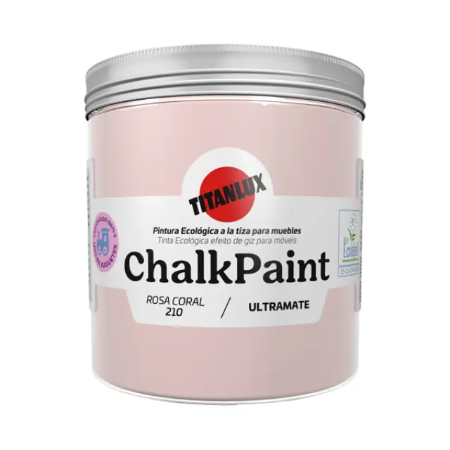 Χρώμα Κιμωλίας TITAN Chalk Paint Bolero Rosa 208 750ml