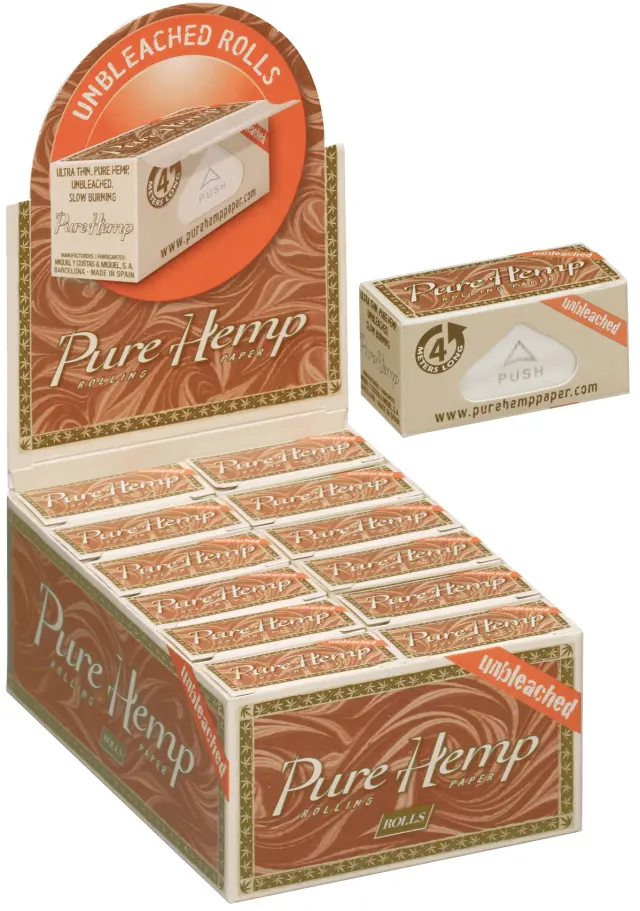 Pure Hemp Unbleached Rolls Ρολό - Ακατέργαστο - 4 Μέτρα 24τεμ.