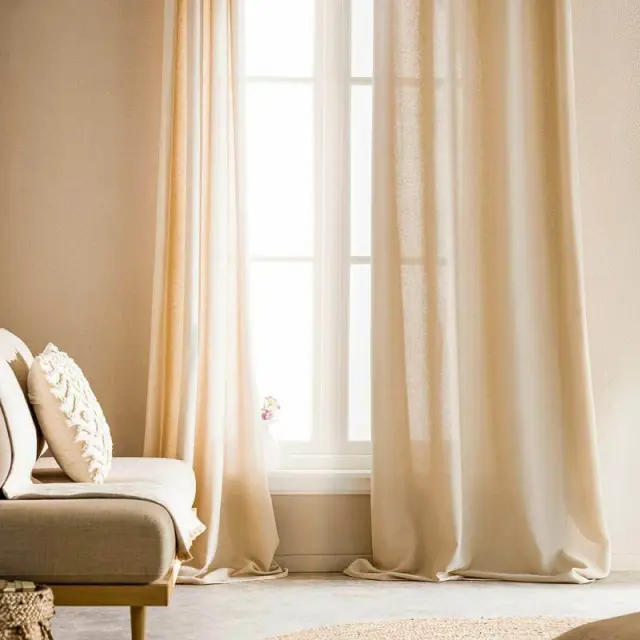 ΚΟΥΡΤΙΝΑ ΜΕ ΣΙΡΙΤΙ 140X 280CM GOFIS HOME PUNTO Μπεζ 436B/ 06