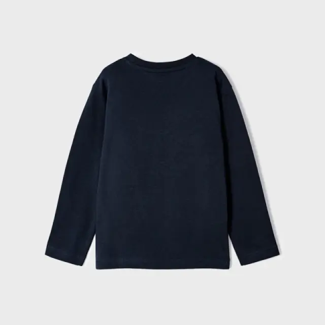 Mini 2 έως 10 ετών Μπλούζα σταμπωτή Better Cotton βαθύ μπλε - 9Ε 3