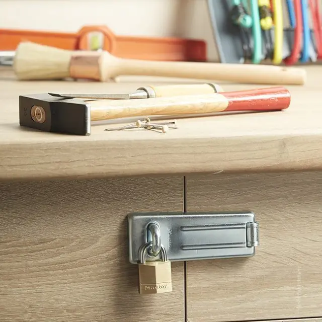 Master Lock 130EURQNOP - Σετ 4 Λουκέτα Μπρούτζινα 30mm με Ίδιο Κλειδί 3