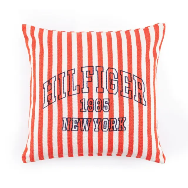 Μαξιλαροθήκη Διακόσμησης Tommy Hilfiger Canvas Montauk Κοραλί 40x40 2