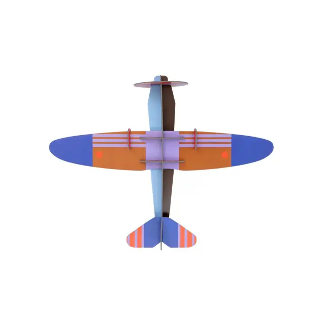 studio ROOF 3D Διακοσμητικό αεροπλανάκι τοίχου: Propeller Plane Deluxe
