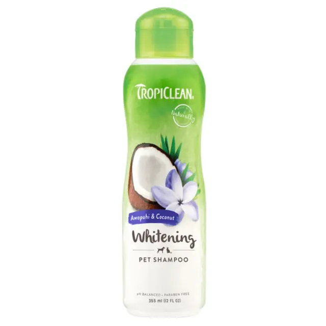 Tropiclean Whitening Shampoo Awapuhi & Καρύδα Σαμπουάν Σκύλου/Γάτας 355ml