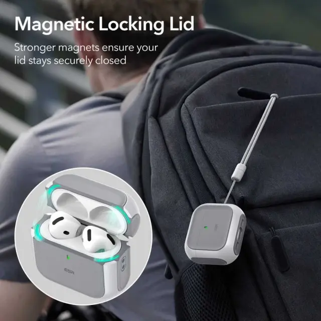 Esr Orbit Halolock Magsafe Apple Airpods 4 / 5 White 3
