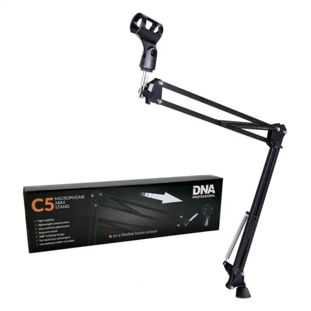 DNA C5 desk microphone stand boom arm 2