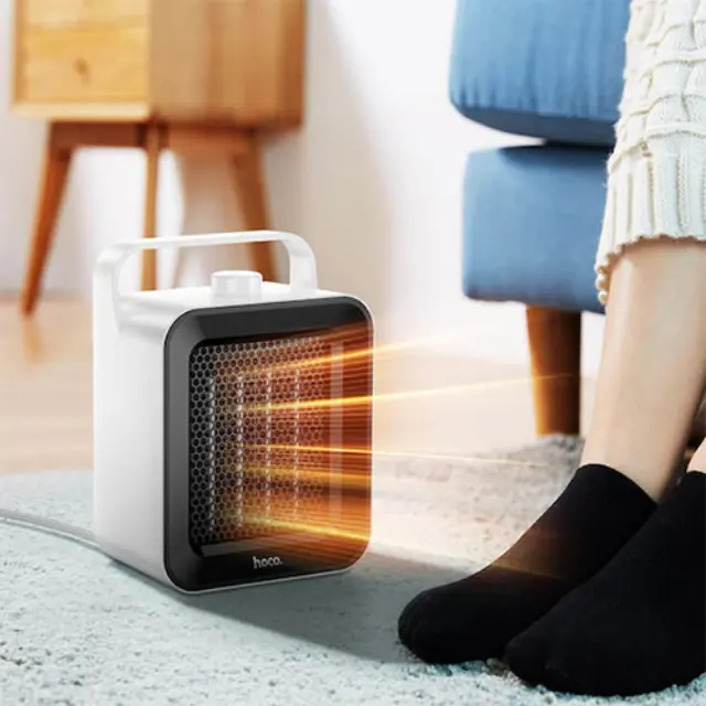 Hoco Αερόθερμο Δωματίου Δαπέδου Λευκό 1500W ΗΧ24