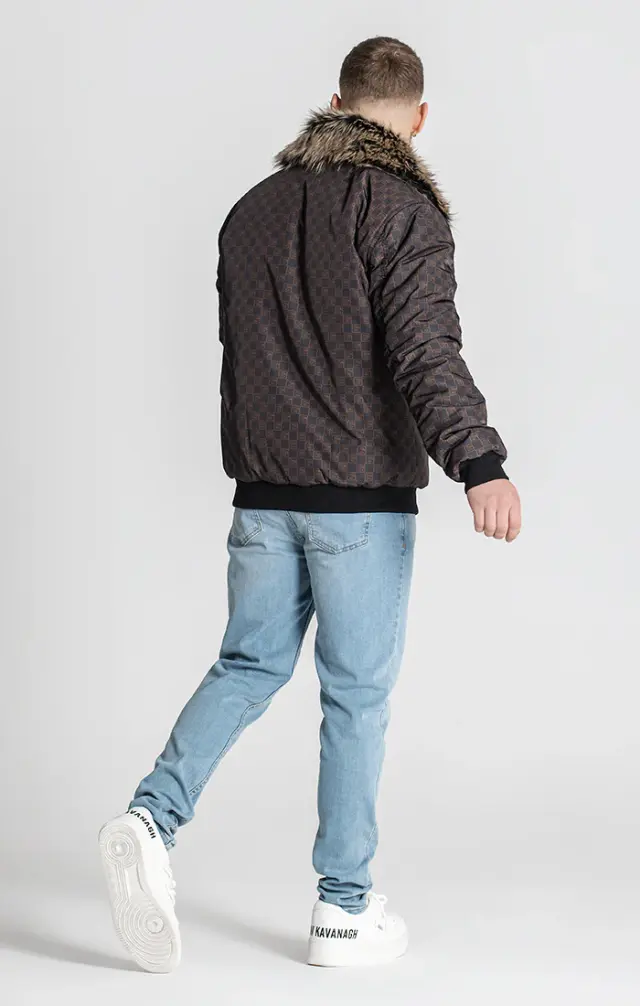 Gianni Kavanagh Ανδρικό CLONE Bomber Μπουφάν Πολυεστερικό Regular-Fit – Brown - S 2