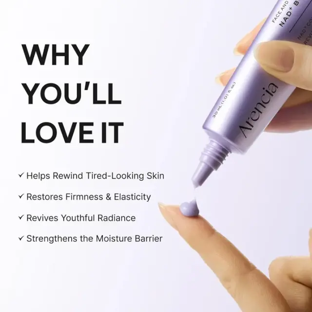 Arencia NAD+Booster Shot - Booster αναζωογόνησης + λάμψης με NAD+ Complex 5% 30ml 3