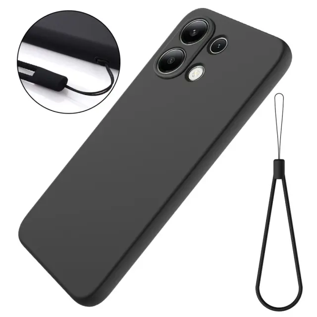 Θήκη με Ιμάντα Καρπού για Redmi Note 13 4G-Black OEM