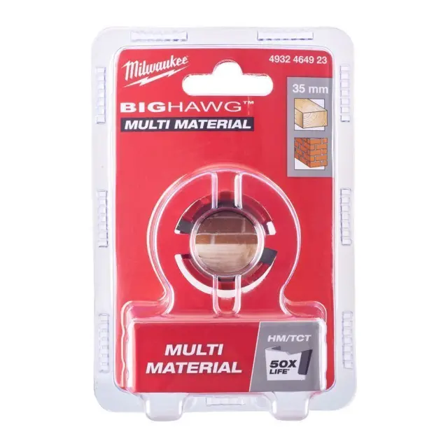 Milwaukee 4932464923 - ΠΟΤ/ΝΟ ΠΟΛ/ΠΛΩΝ ΥΛΙΚΩΝ BIG HAWG Φ35 MW 2