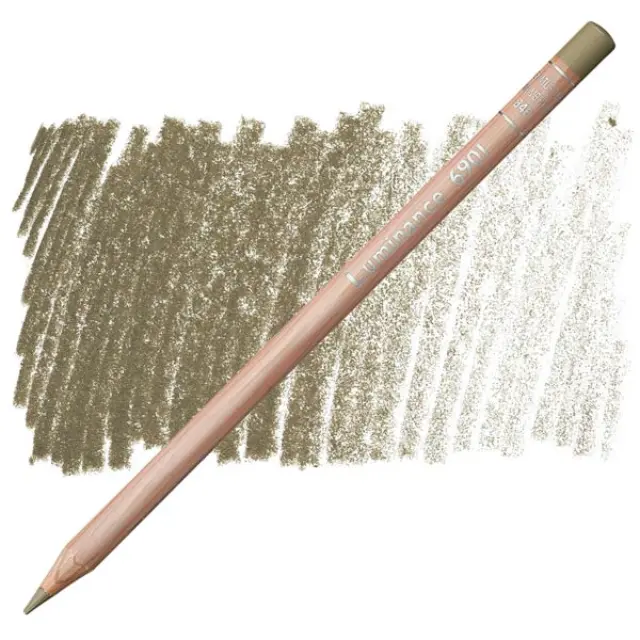 Ξυλομπογιά Caran d'Ache Luminance - 846 Raw Umber 50%