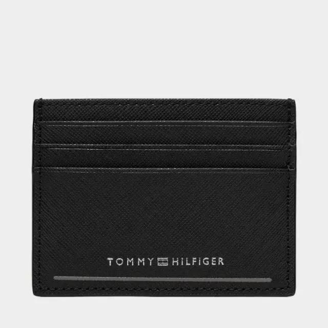 Tommy Hilfiger - Ανδρική θήκη καρτών Th Saffiano Cc Holder AM0AM11863-BDS Μαύρο