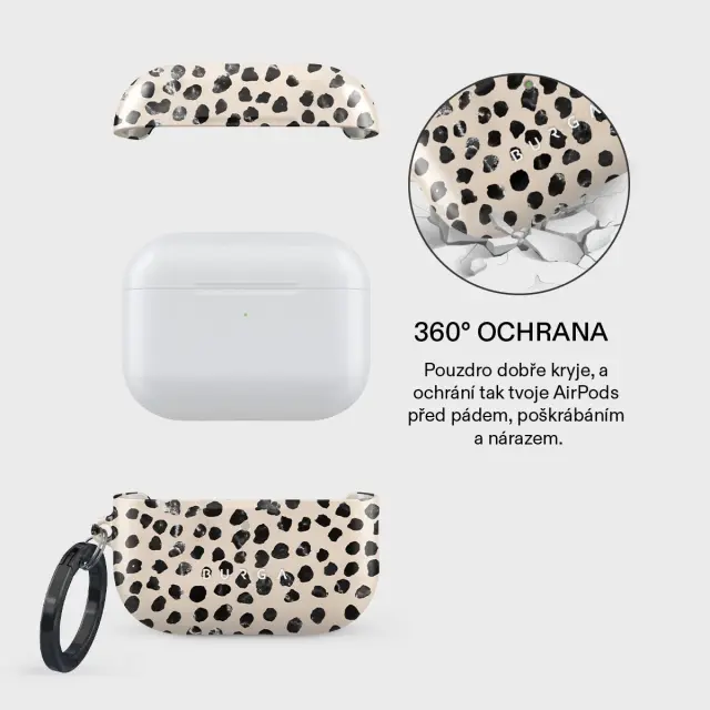 Burga Airpods Case, Almond Latte - Airpods Pro 3 2
