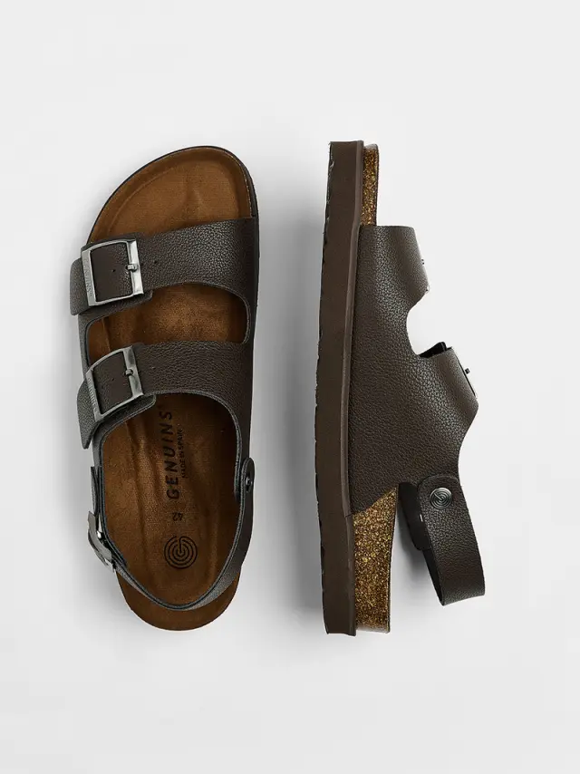 Genuins Πέδιλα Ανδρικό Άλλα Υλικά Καφέ GEN/CONGO ALPACA G106237 BROWN 3